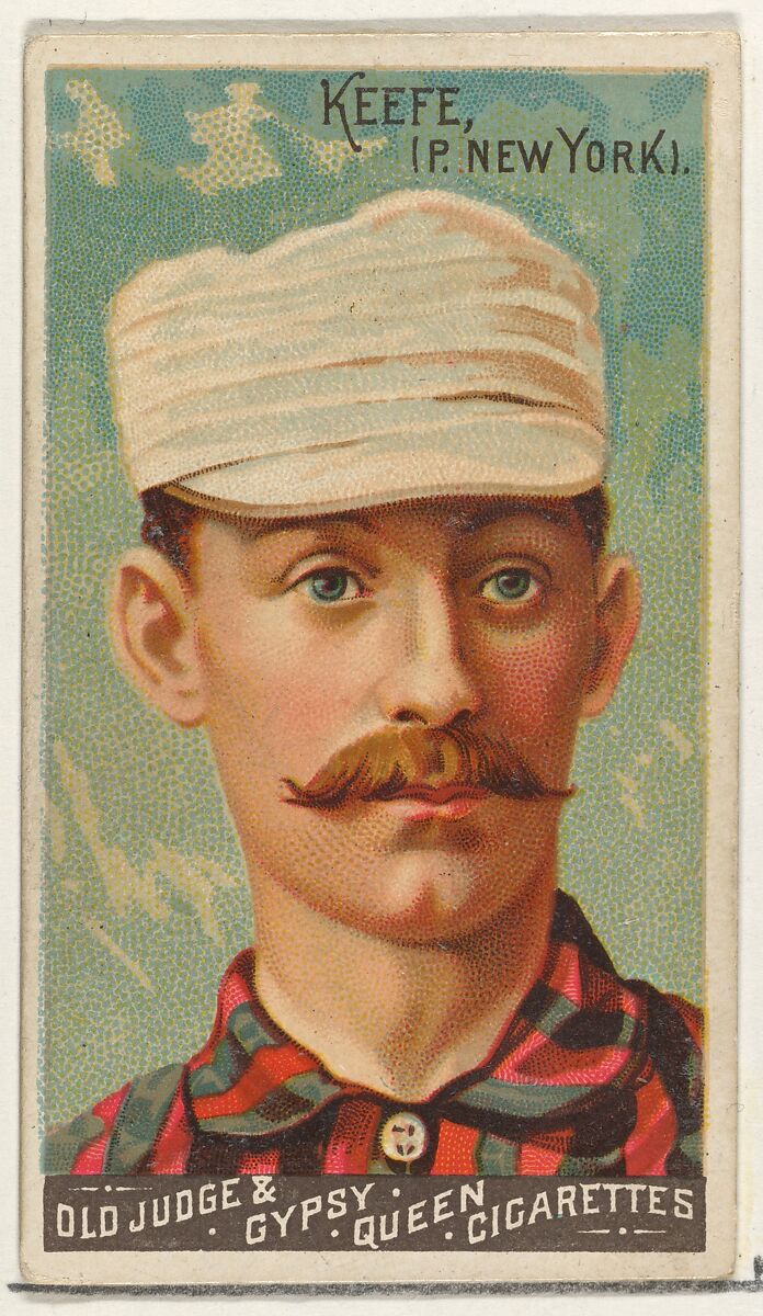 Tim Keefe, Pitcher, New York, from the Goodwin Champion series for Old Judge and Gypsy Queen Cigarettes, Issued by Goodwin &amp; Company, Commercial color lithograph 
