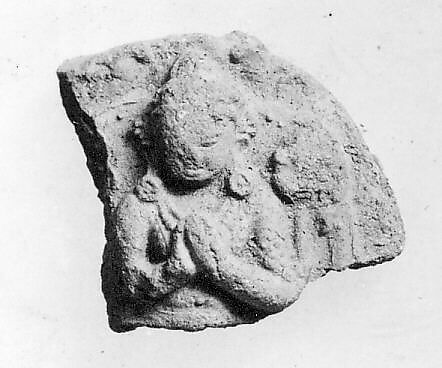 Votive Plaque, Clay, Tibet (Central Asia?) 