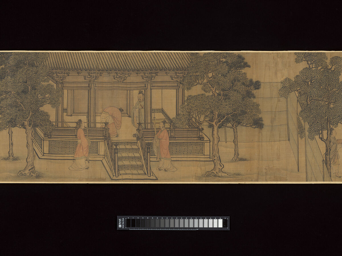 Duke Wen of Jin Recovering His State, Attributed to Li Tang (Chinese, ca. 1070s–ca. 1150s), Handscroll; ink and color on silk, China