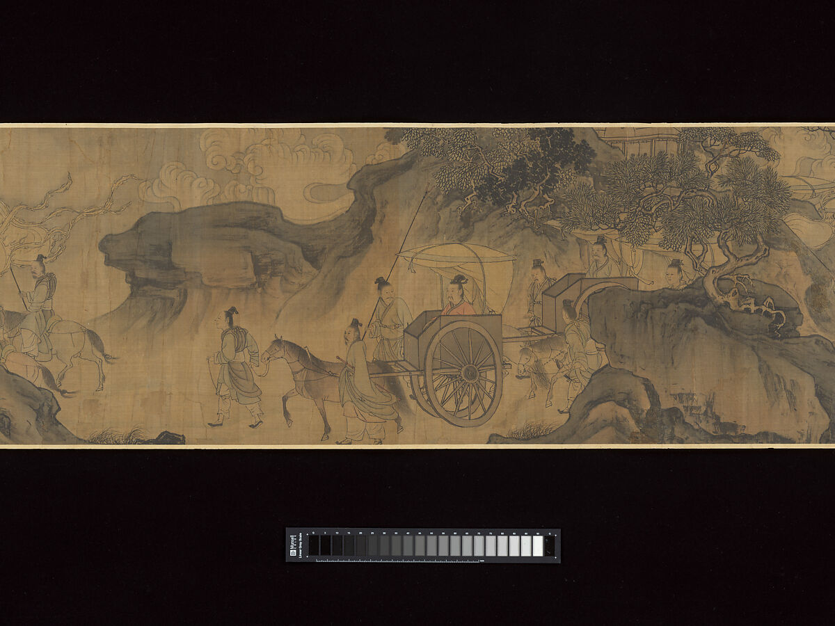Duke Wen of Jin Recovering His State, Attributed to Li Tang (Chinese, ca. 1070s–ca. 1150s), Handscroll; ink and color on silk, China