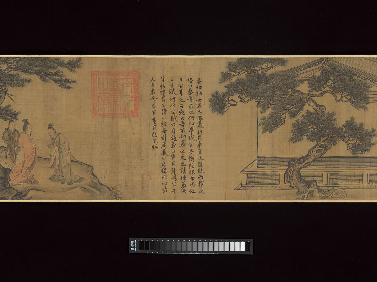 Duke Wen of Jin Recovering His State, Attributed to Li Tang (Chinese, ca. 1070s–ca. 1150s), Handscroll; ink and color on silk, China