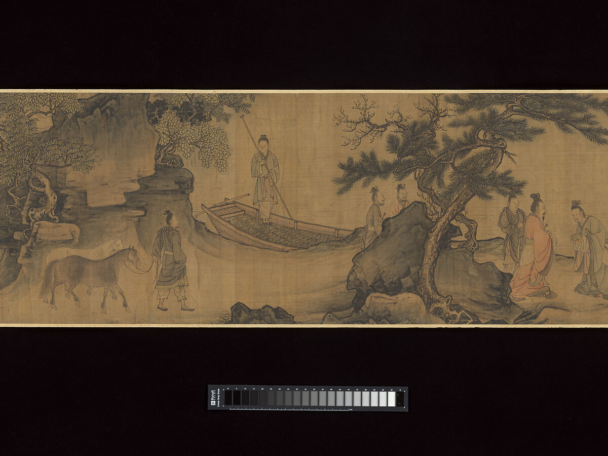 Duke Wen of Jin Recovering His State, Attributed to Li Tang (Chinese, ca. 1070s–ca. 1150s), Handscroll; ink and color on silk, China