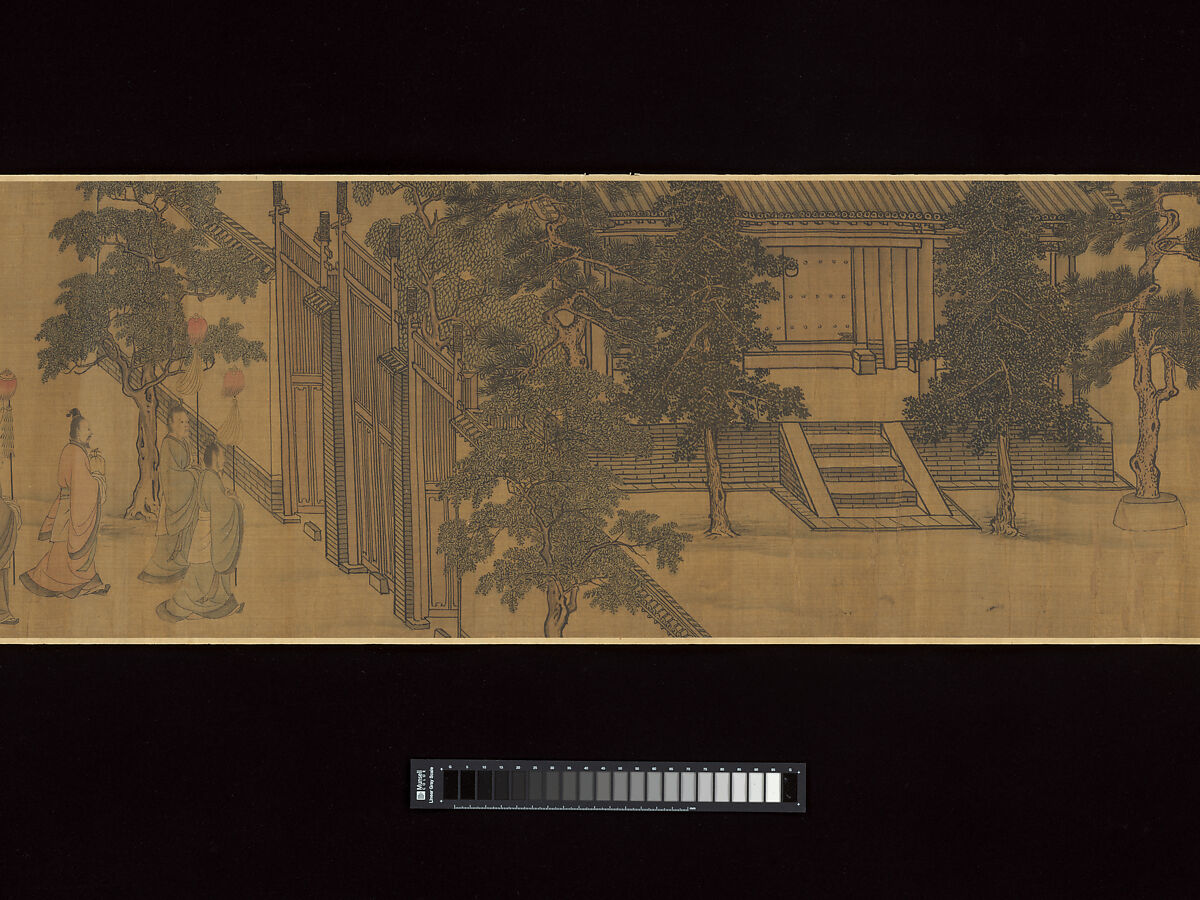 Duke Wen of Jin Recovering His State, Attributed to Li Tang (Chinese, ca. 1070s–ca. 1150s), Handscroll; ink and color on silk, China