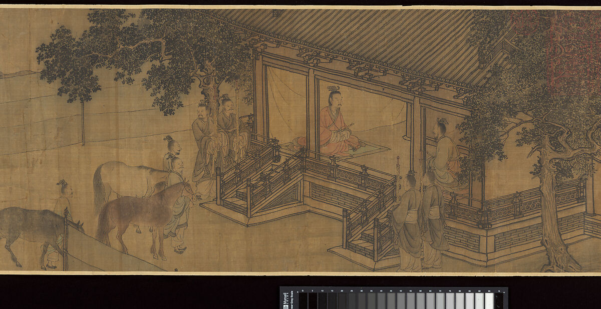 Duke Wen of Jin Recovering His State, Attributed to Li Tang (Chinese, ca. 1070s–ca. 1150s), Handscroll; ink and color on silk, China