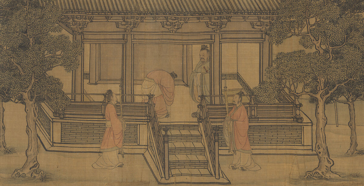Duke Wen of Jin Recovering His State, Attributed to Li Tang (Chinese, ca. 1070s–ca. 1150s), Handscroll; ink and color on silk, China