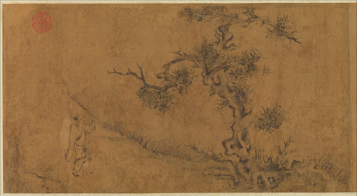 Courtly Odes, Beginning with "Wild Geese", Ma Hezhi (Chinese, ca. 1130–ca. 1170) and Assistants, Handscroll; ink and color on silk, China