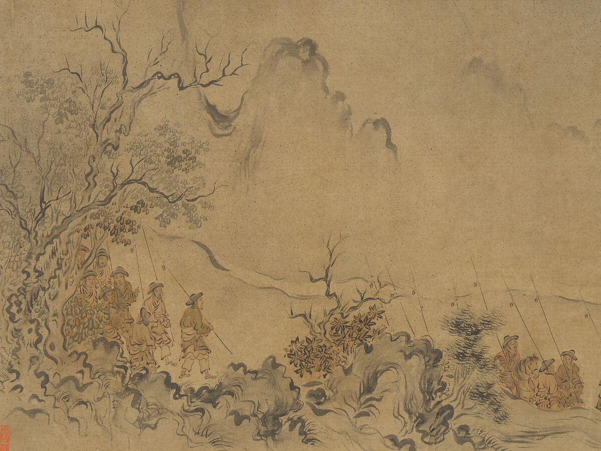 Odes of the State of Bin, Ma Hezhi (Chinese, ca. 1130–ca. 1170)  , and Assistants, Handscroll; ink, color, gold and silver on silk, China