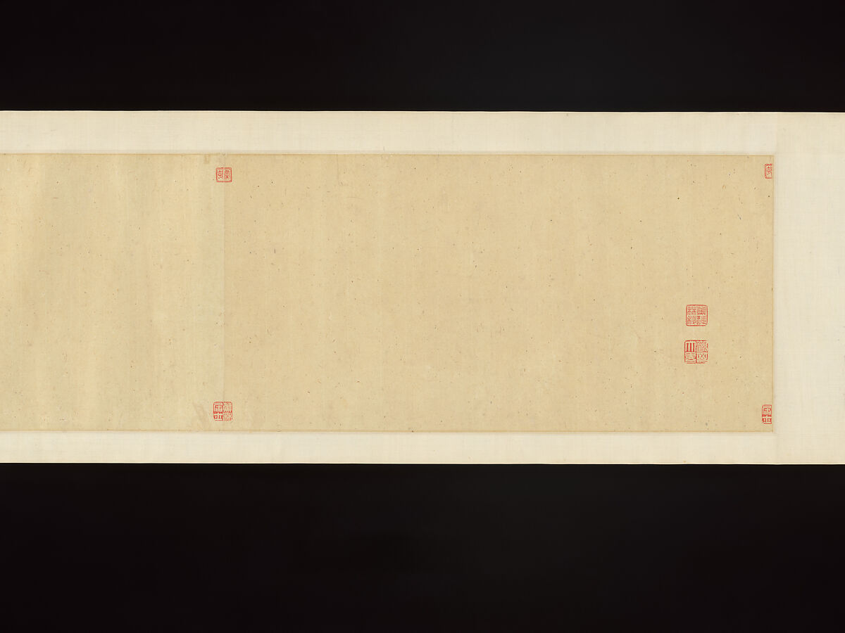 Odes of the State of Bin, Ma Hezhi (Chinese, ca. 1130–ca. 1170)  , and Assistants, Handscroll; ink, color, gold and silver on silk, China
