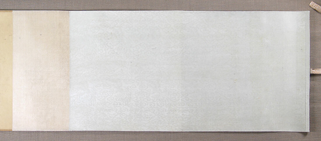 Retreats in the Spring Hills, Unidentified artist, Handscroll; ink and color on silk, China