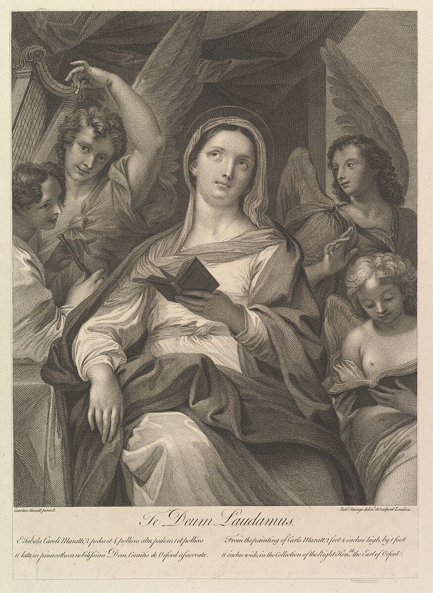 Te Deum Laudamus, Robert Strange (British, Orkney, Scotland 1721–1792 London), Etching and engraving 