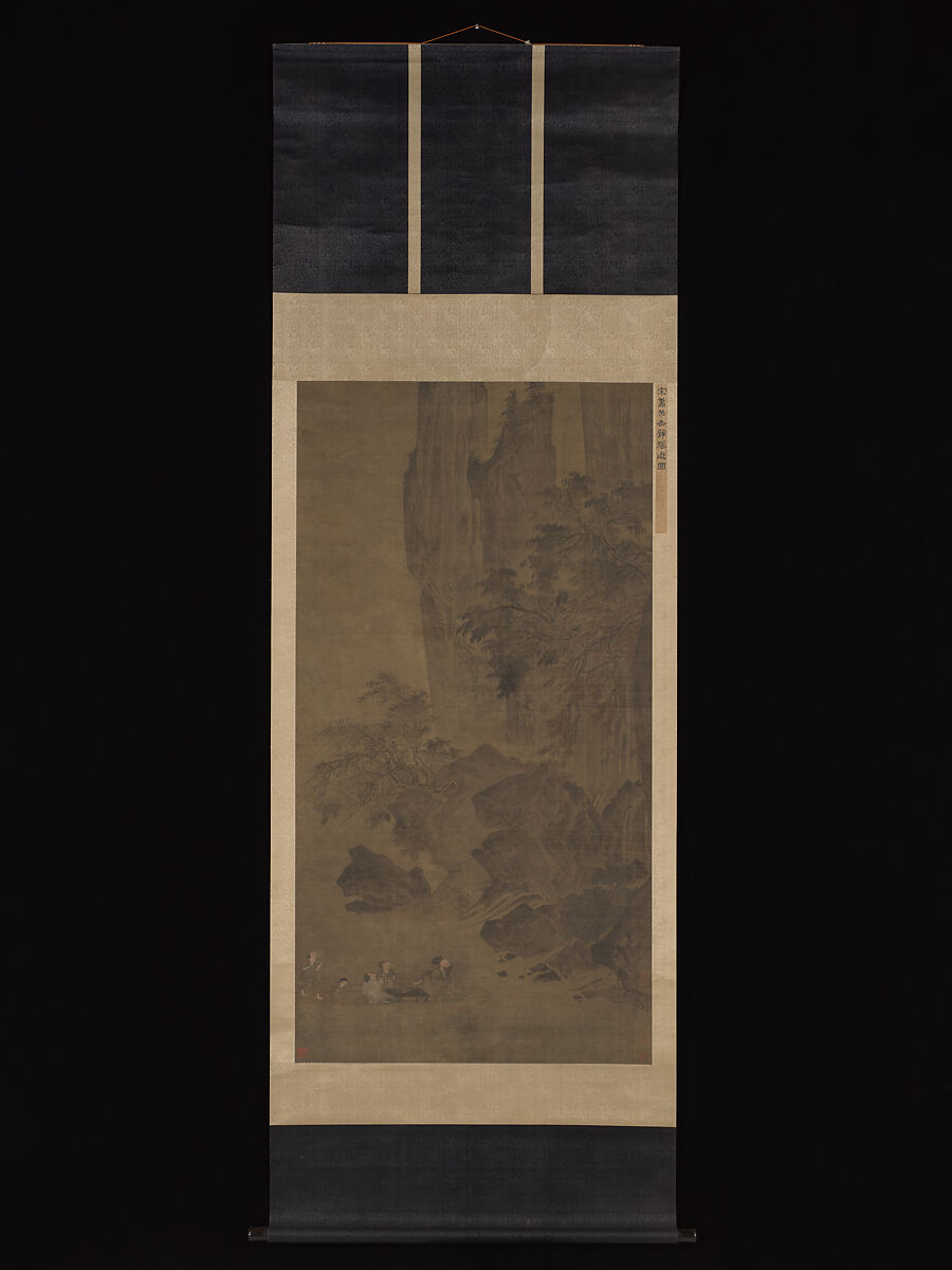 Su Dongbo's Visit to Chibi, Unidentified artist, Hanging scroll; on silk, China