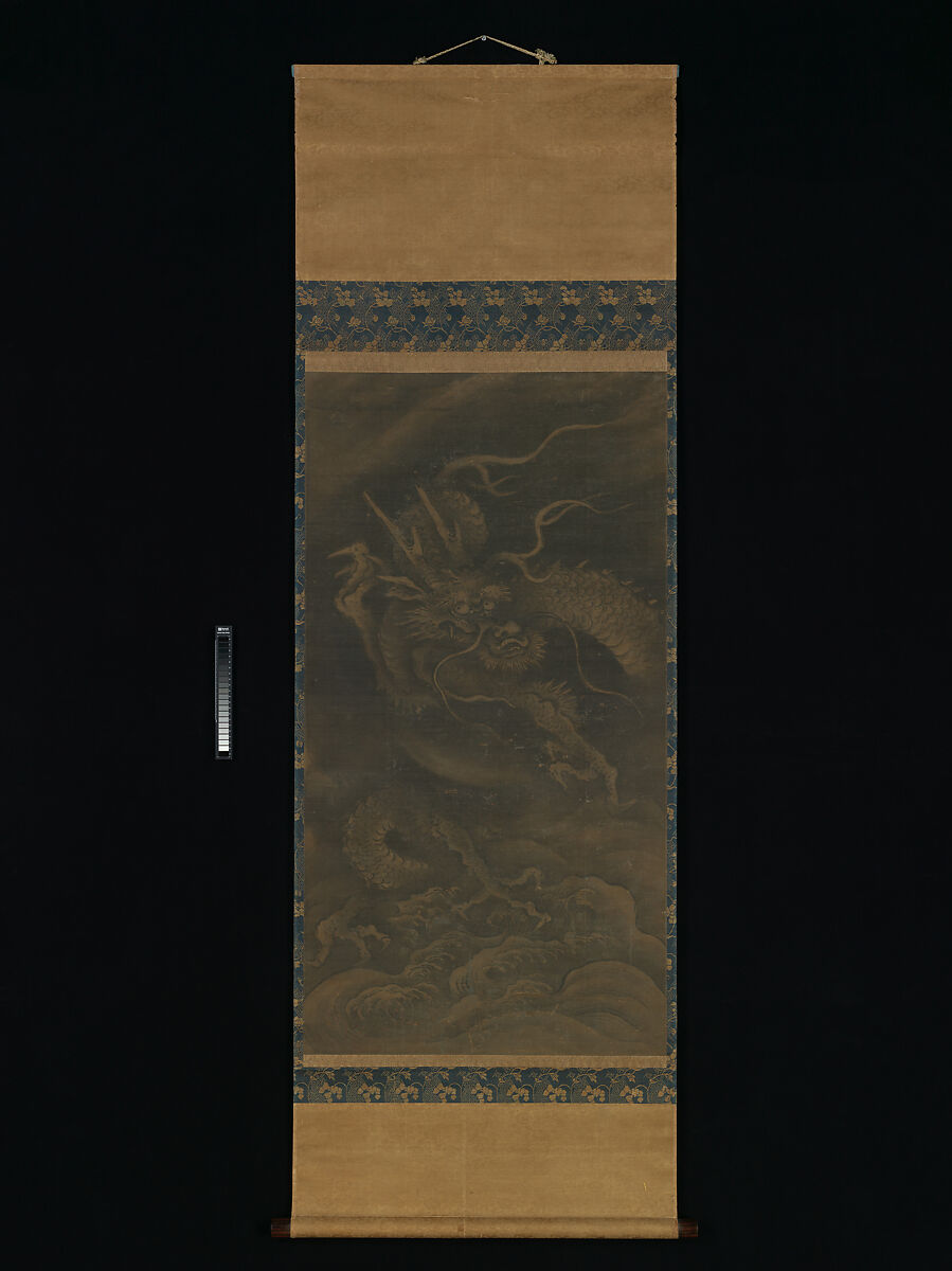 Dragon, In the style of Muqi (Chinese, active ca. 1250–80), Hanging scroll; ink on silk, Korea or possibly Japan