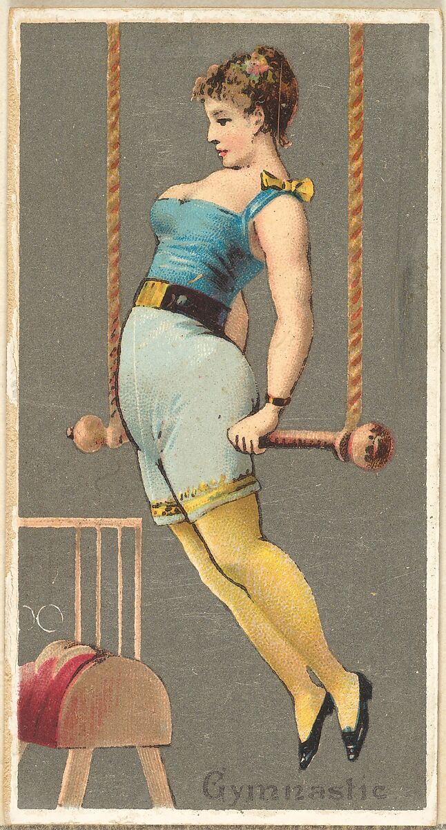 Dandy, from the Occupations for Women series (N166) for Old Judge and Dogs Head Cigarettes, Issued by Goodwin &amp; Company, Commercial color lithograph