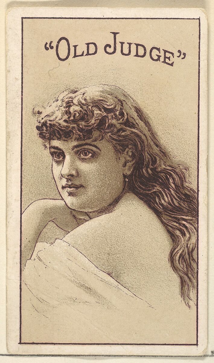 Actress from the Old Judge series (N167) for Old Judge Cigarettes, Issued by Goodwin &amp; Company, Commercial lithograph 