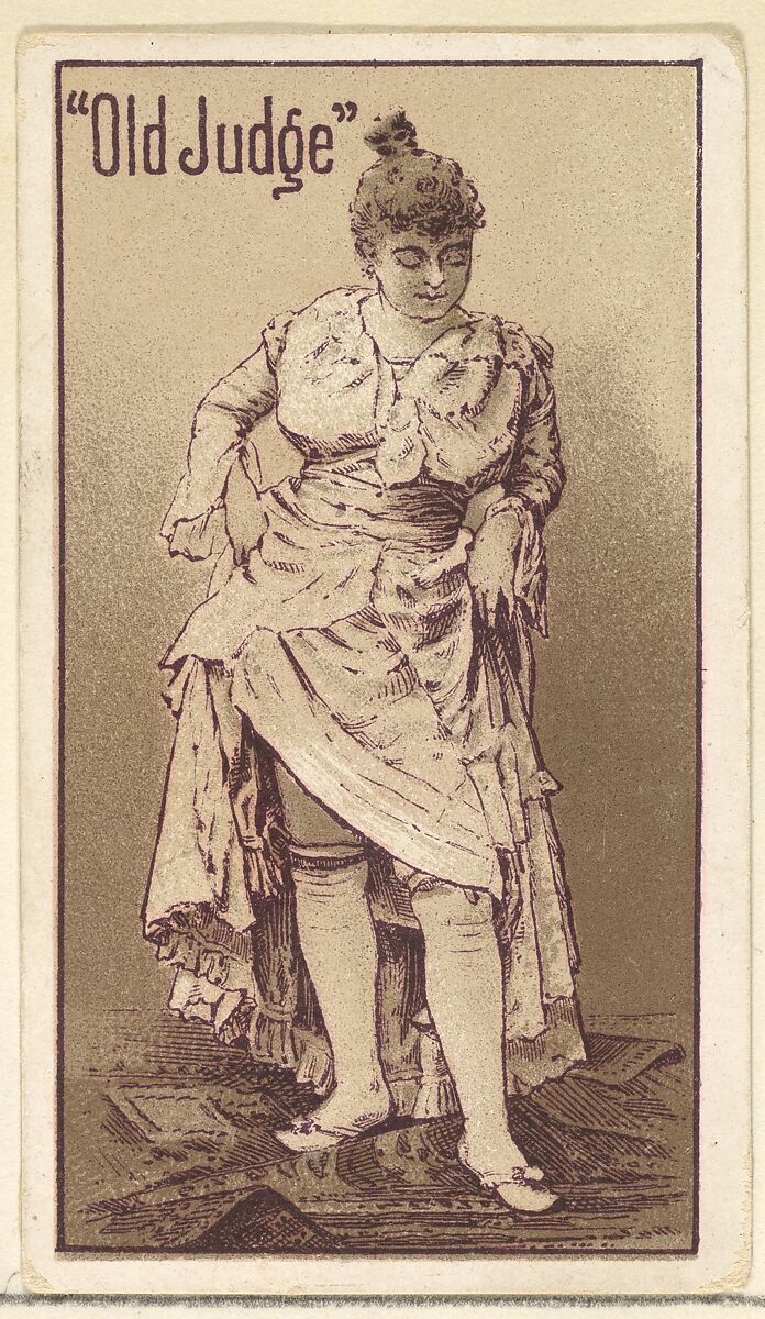 Actress from the Old Judge series (N167) for Old Judge Cigarettes, Issued by Goodwin &amp; Company, Commercial lithograph 
