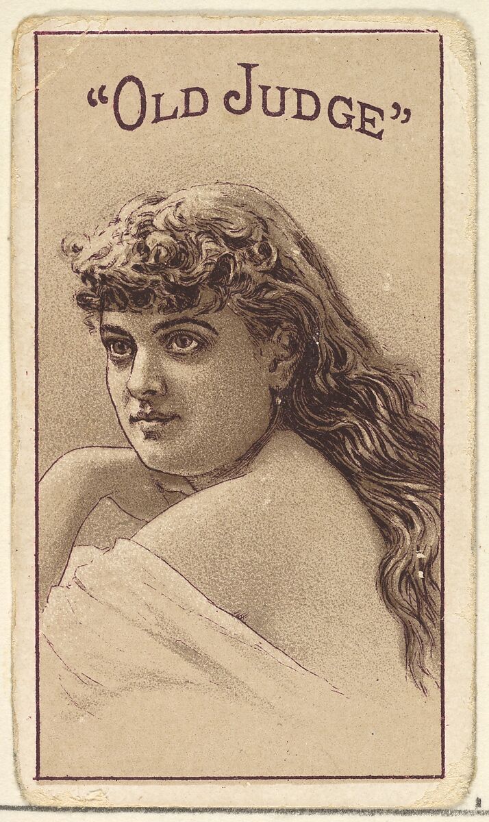 Actress from the Old Judge series (N167) for Old Judge Cigarettes, Issued by Goodwin &amp; Company, Commercial lithograph 