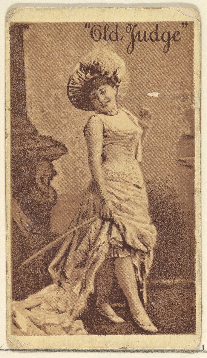 Actress from the Old Judge series (N167) for Old Judge Cigarettes, Issued by Goodwin &amp; Company, Commercial lithograph 