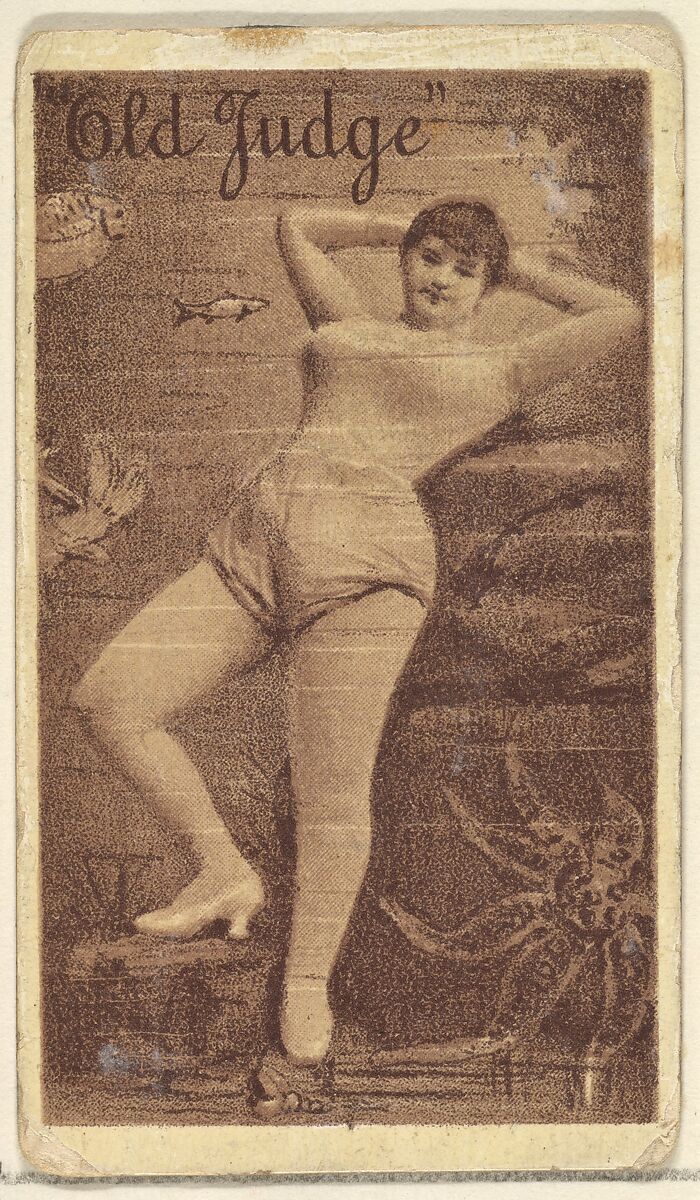 Actress from the Old Judge series (N167) for Old Judge Cigarettes, Issued by Goodwin &amp; Company, Commercial lithograph 