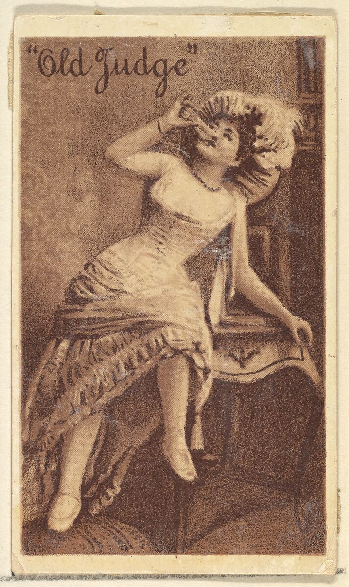 Actress from the Old Judge series (N167) for Old Judge Cigarettes, Issued by Goodwin &amp; Company, Commercial lithograph 