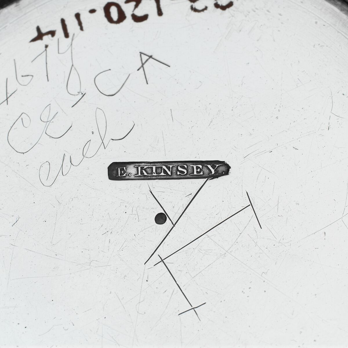 Beaker, Edward Kinsey (active ca. 1834–45), Silver, American