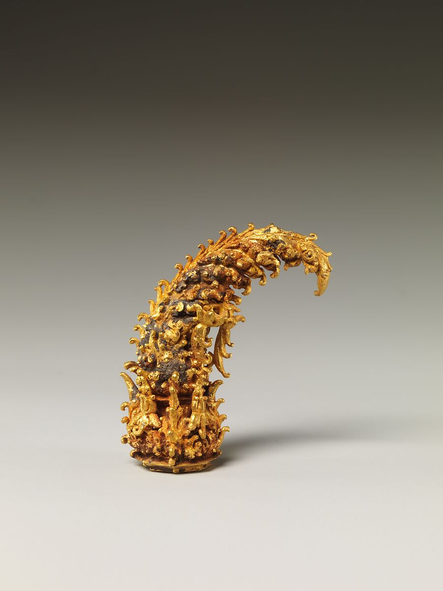 Weapon Handle with Ganesha, Gold, Indonesia (Java)
