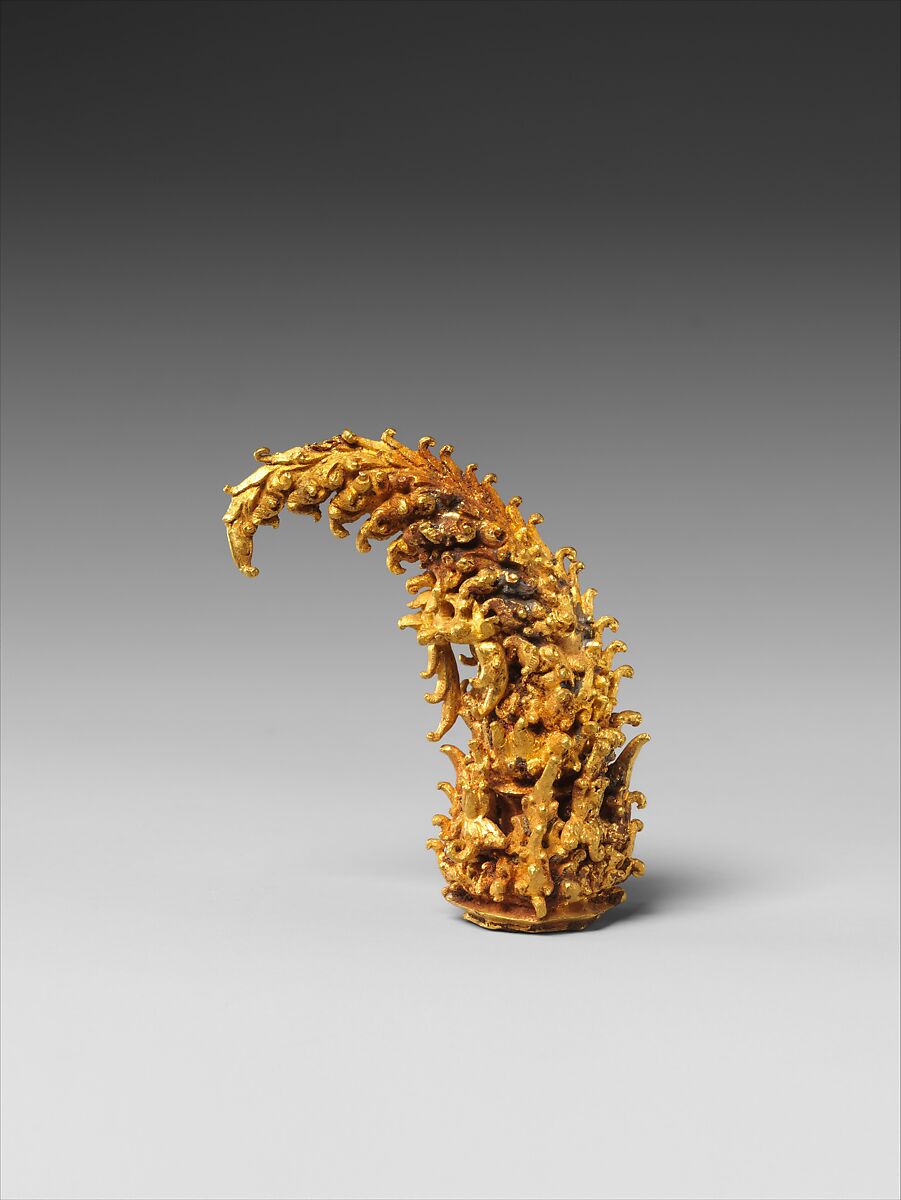 Weapon Handle with Ganesha, Gold, Indonesia (Java) 