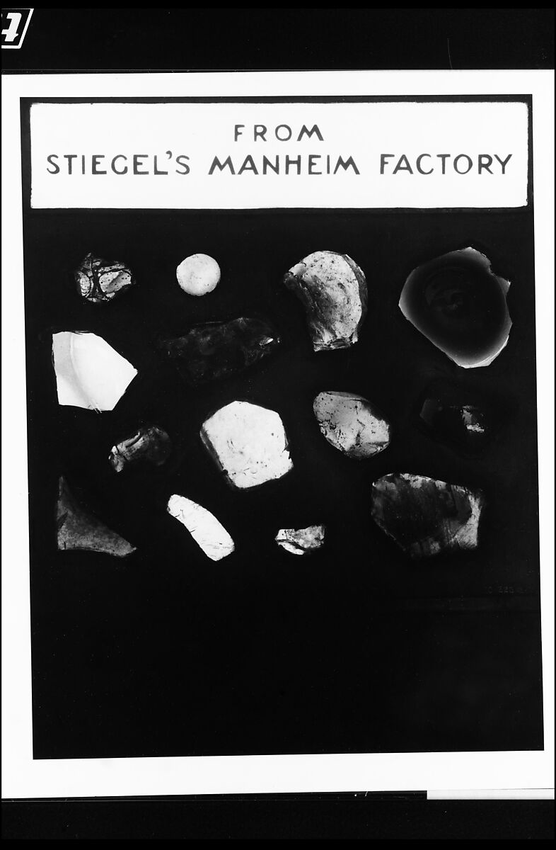 Glass Panel, Stiegel&#39;s Manheim Factory (1763–1774), Free-blown glass, American 
