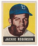 Jackie Robinson, Brooklyn Dodgers, from Baseball's Greatest Stars (R401-1), no. 79, Leaf Gum, Co., Chicago, IL, Commercial chromolithograph 