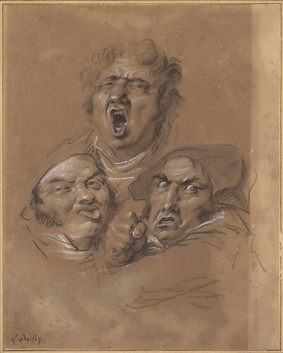 Study of Three Heads