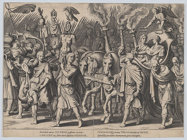 Plate 7: Triumphal Procession after Victory over Turks, from the Triumphs of Charles V