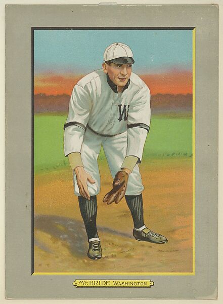 American Tobacco Company | George McBride, Shortstop, Washington ...