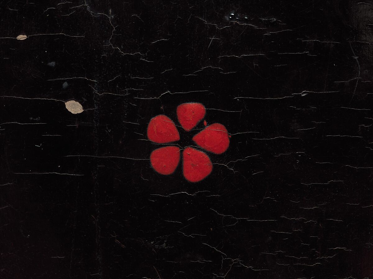 Tiered Box with Figural Scenes, Flowers, and Birds, Black lacquer with mother-of-pearl inlay, China