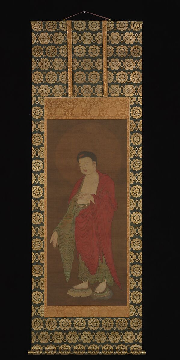 Buddha Amitabha Descending from his Pure Land, Unidentified artist  , active 13th century, Hanging scroll; ink and color on silk, China