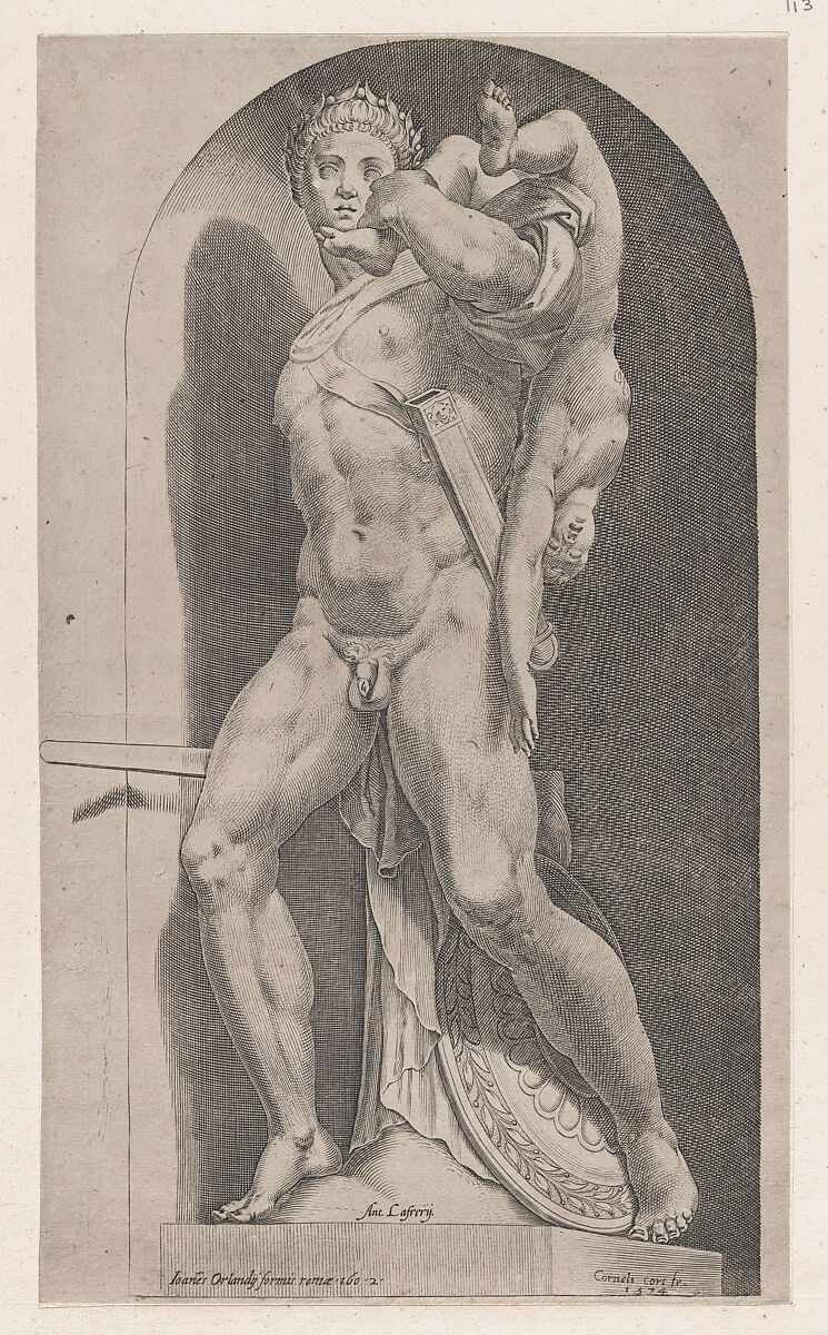 Atreus Farnese, from "Speculum Romanae Magnificentiae", Cornelis Cort (Netherlandish, Hoorn ca. 1533–1578 Rome), Engraving 