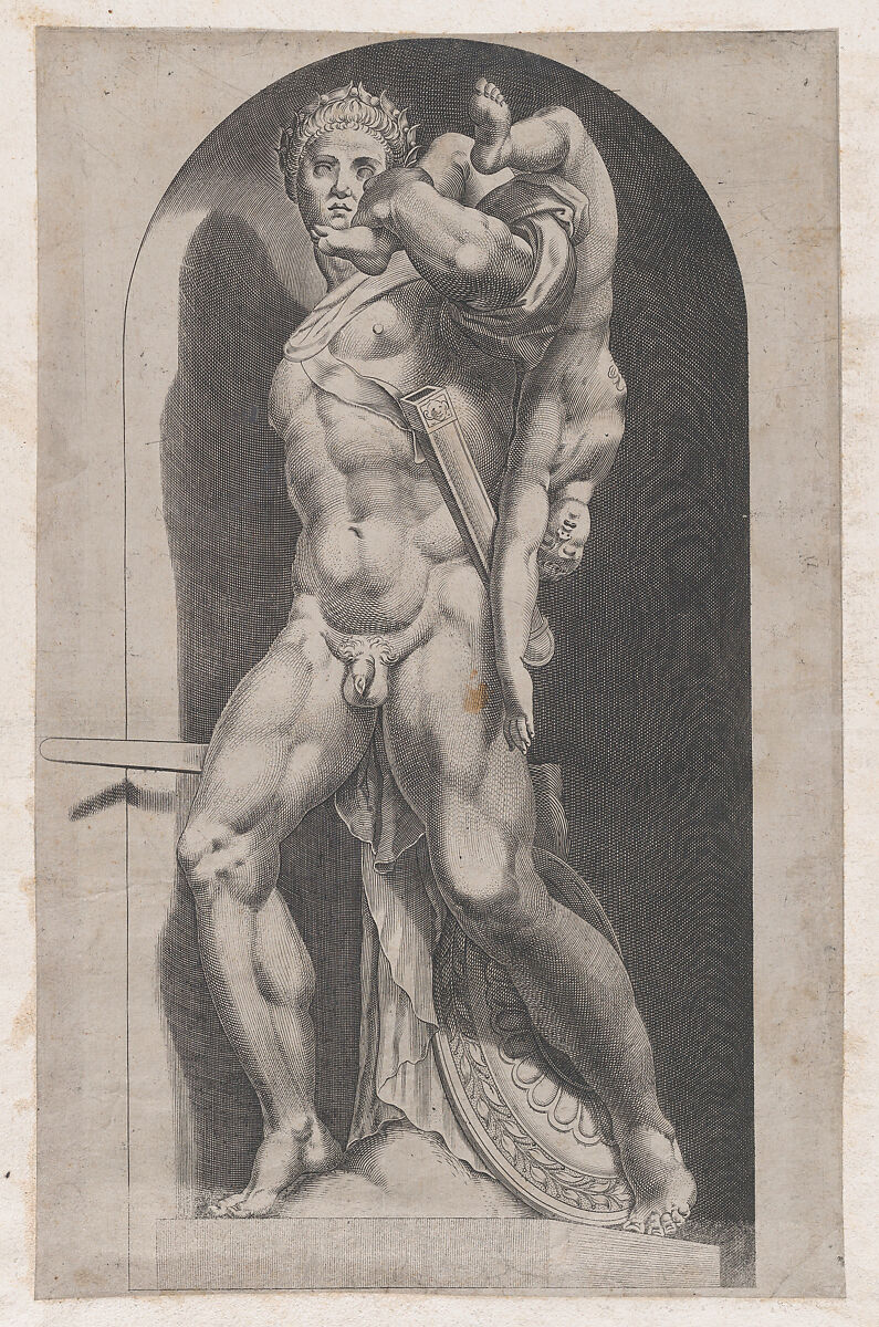 Atreus Farnese, from "Speculum Romanae Magnificentiae", Anonymous, Engraving 