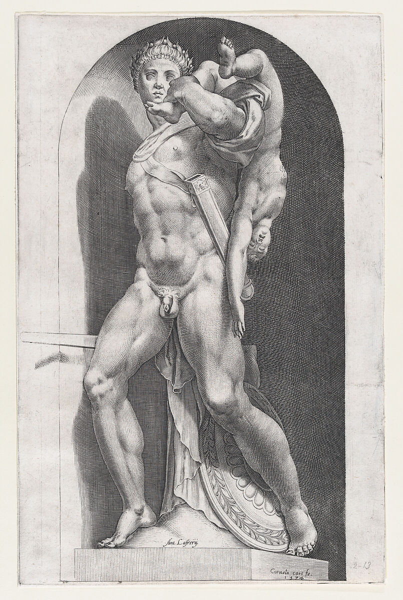 Atreus Farnese, from "Speculum Romanae Magnificentiae", Anonymous, Engraving 
