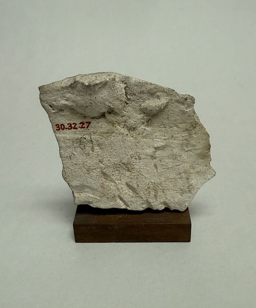 Fragment of a Relief, Stucco, Central Asia