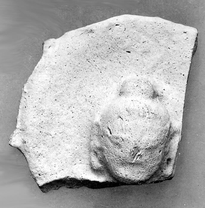 Fragment of a Relief, Stucco, Central Asia 