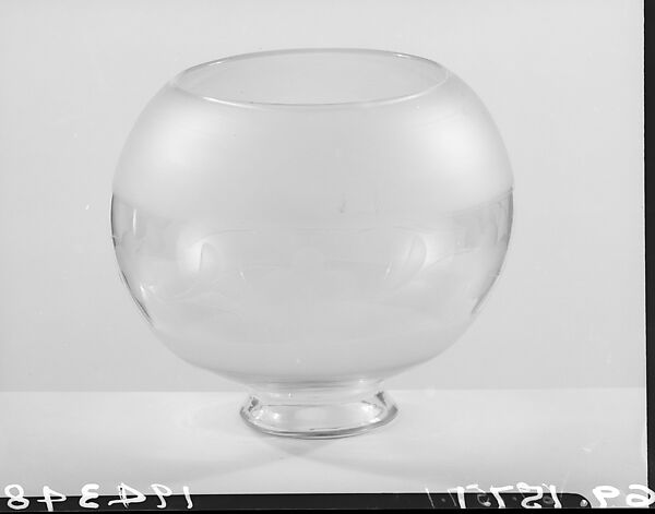 Globe, Blown glass, American 