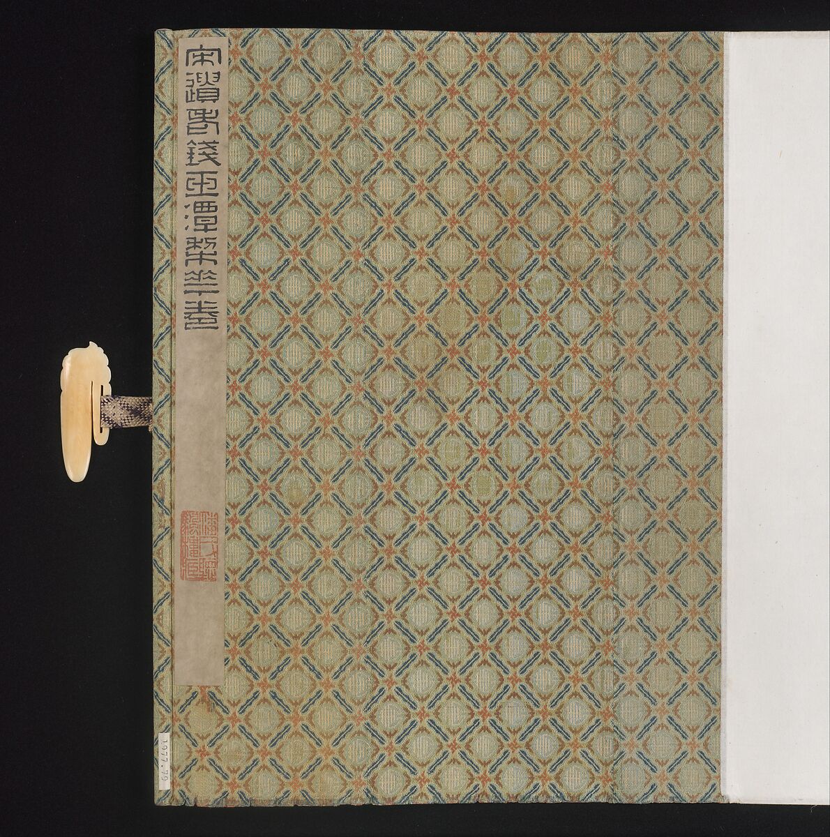 Pear Blossoms, Unidentified, Handscroll; ink and color on paper, China