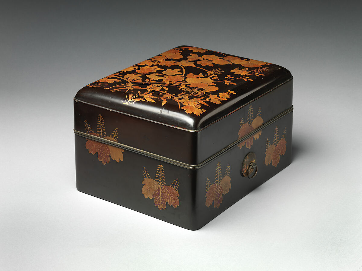 Box for Personal Accessories (Tebako) with Autumn Grasses | Japan ...