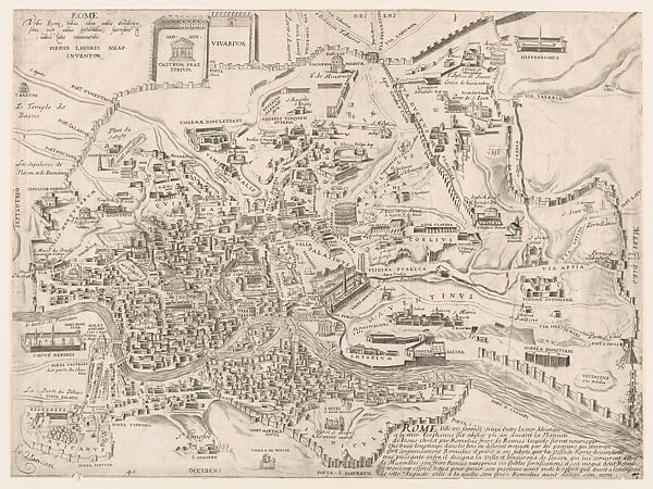 Plan of Ancient Rome, from 