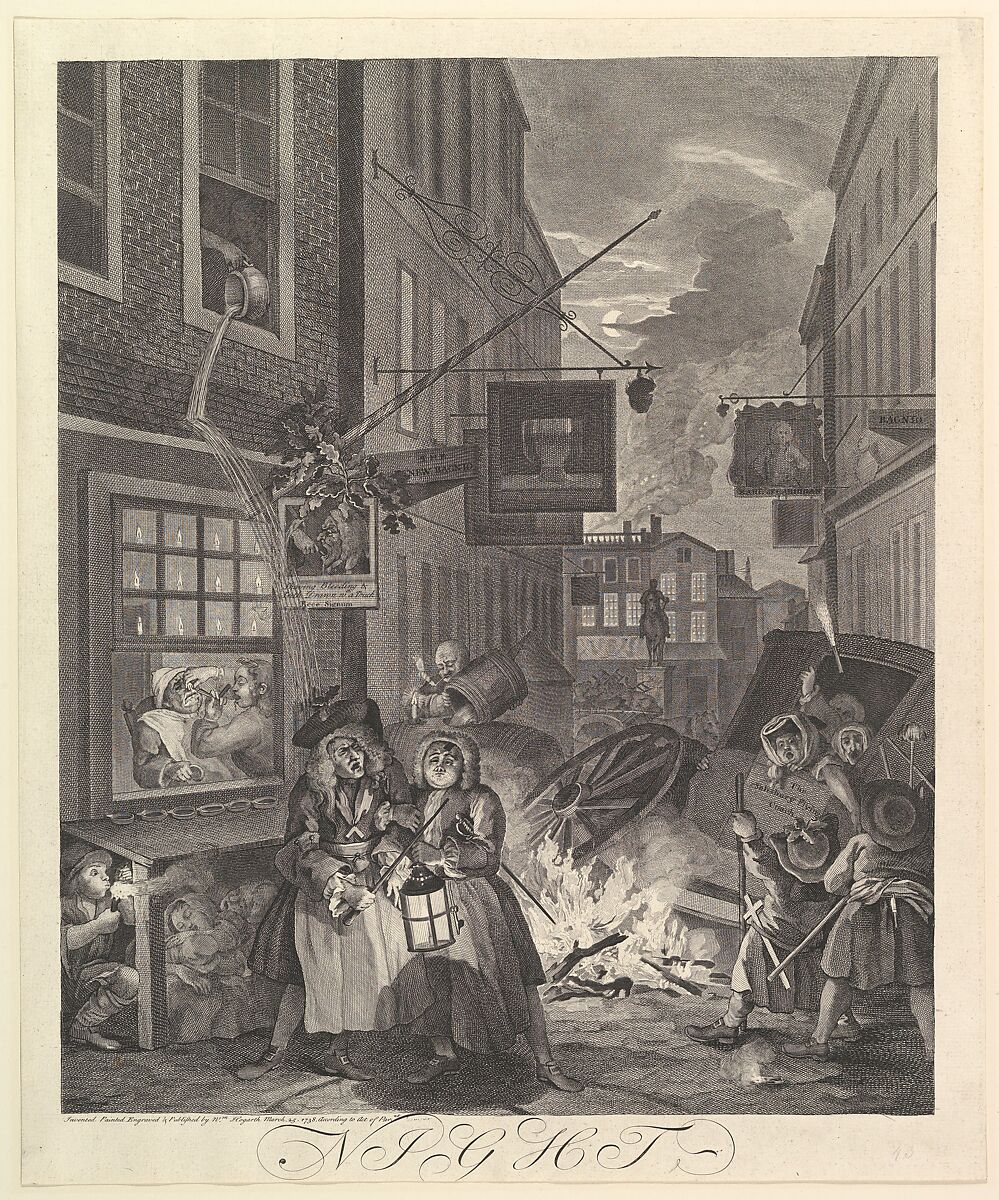 William Hogarth | Night: The Four Times of Day | The Metropolitan ...