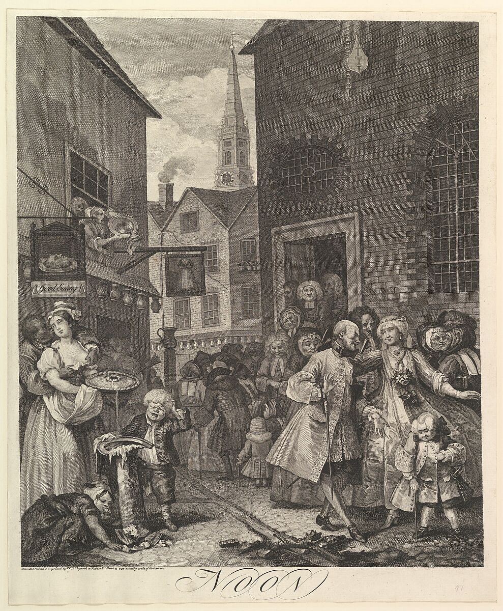 William Hogarth | Noon: The Four Times of Day | The Metropolitan Museum ...