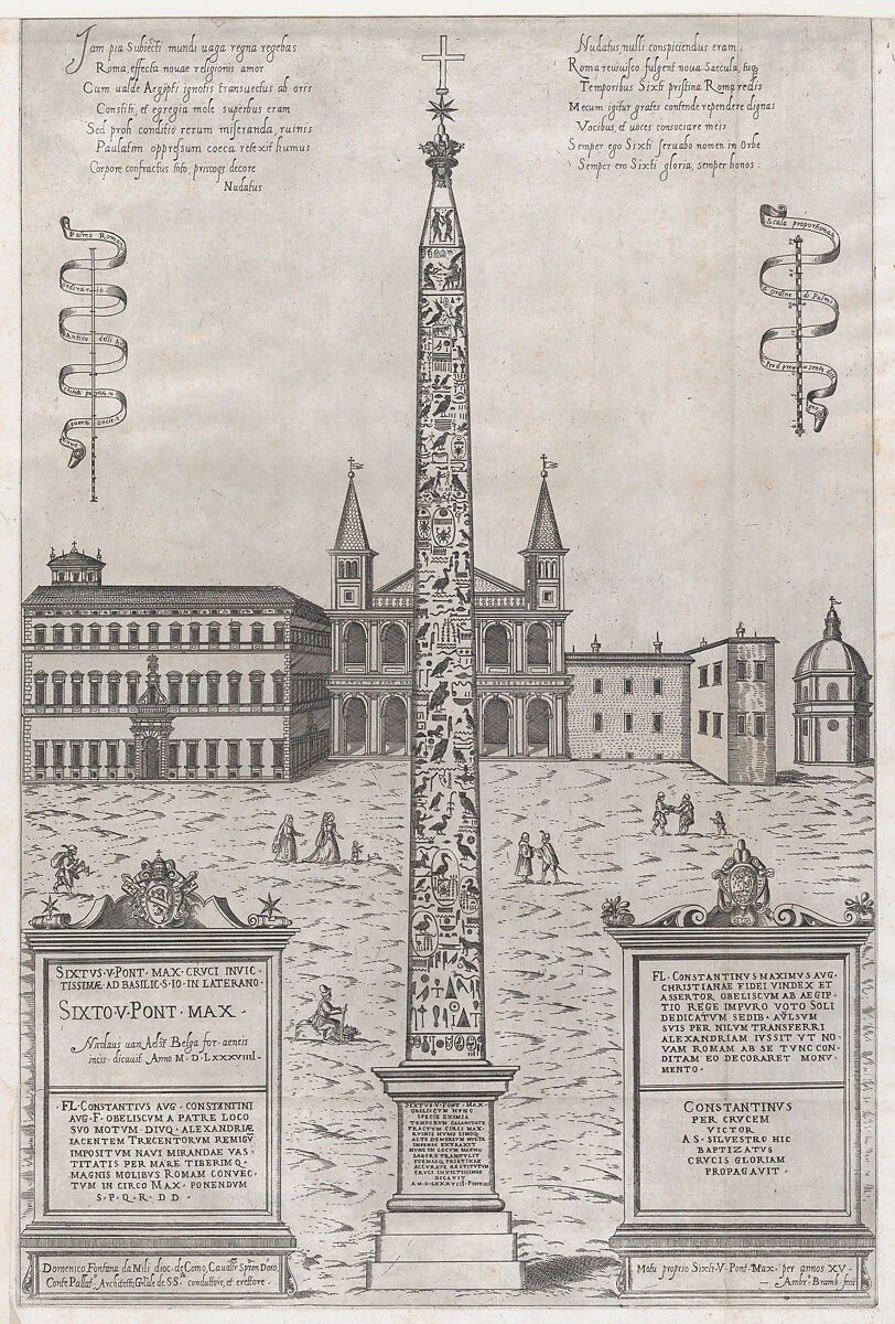 Giovanni Ambrogio Brambilla The Egyptian Obelisk of Constantine