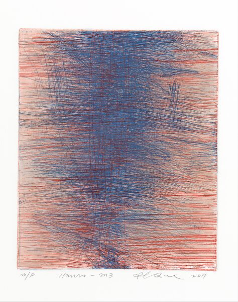 Hanro M3, M4, M5, M6, Il Lee (Korean, born 1952), Suite of four unique etchings