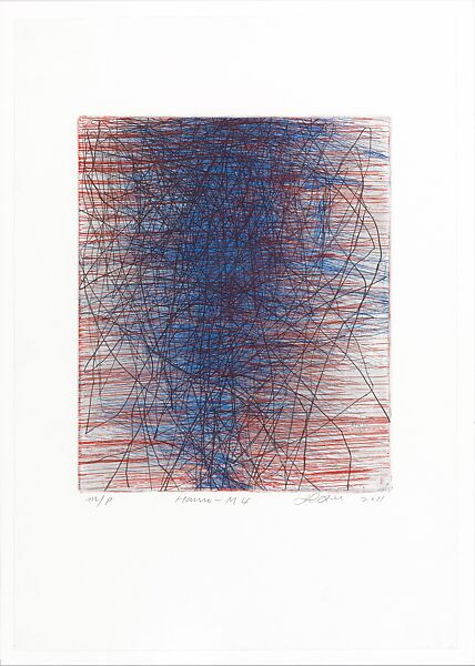 Hanro M3, M4, M5, M6, Il Lee (Korean, born 1952), Suite of four unique etchings