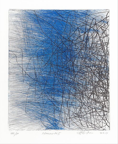 Hanro M3, M4, M5, M6, Il Lee (Korean, born 1952), Suite of four unique etchings