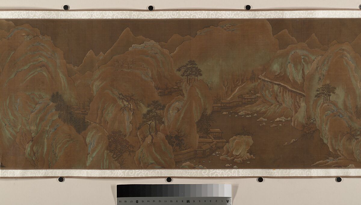 Landscape, Unidentified artist, Handscroll; ink and color on silk, China