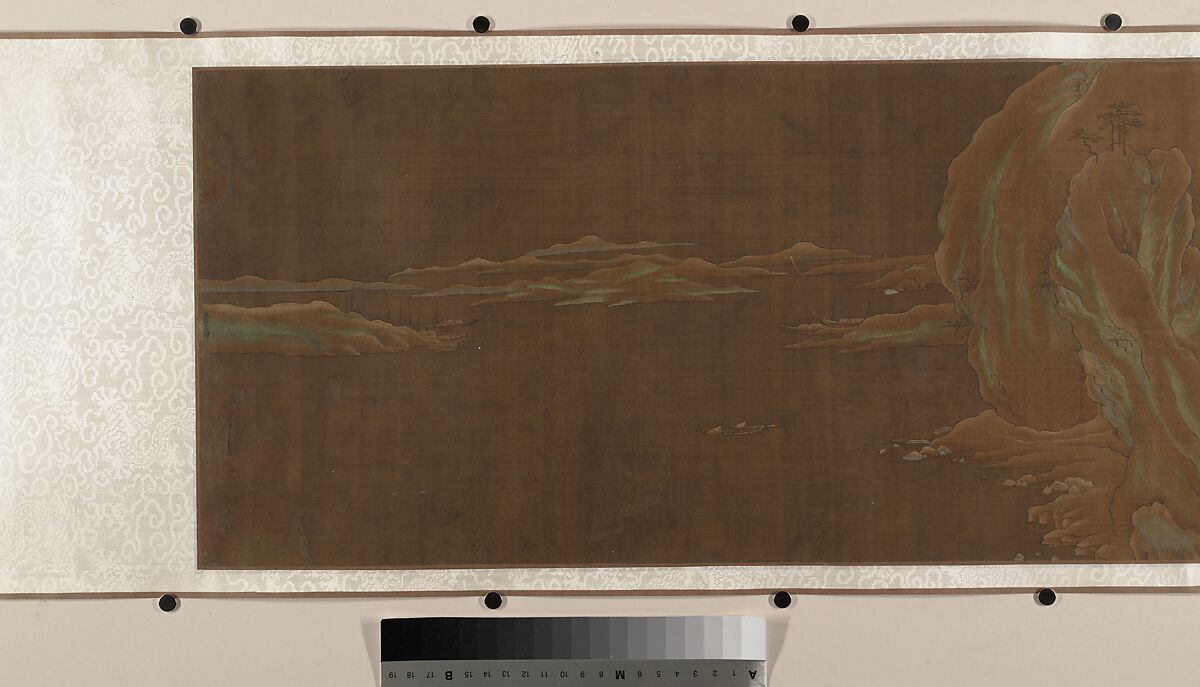Landscape, Unidentified artist, Handscroll; ink and color on silk, China